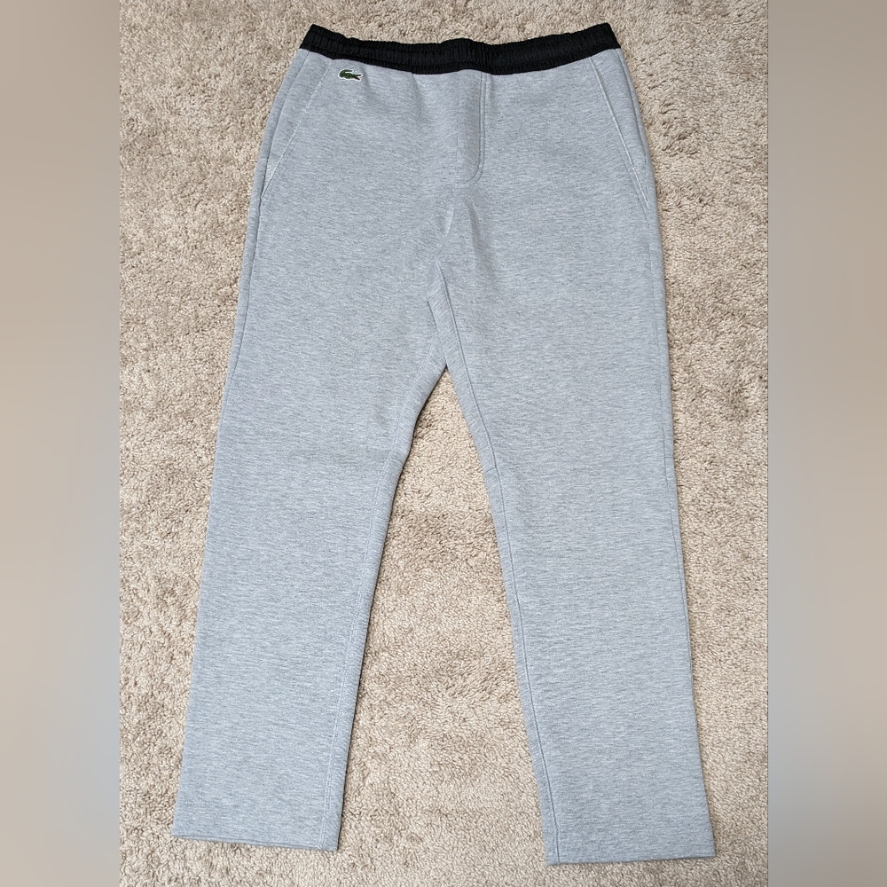 Lacoste Sport Relaxed Bottom Cropped Joggers Men Size 4 / Medium
